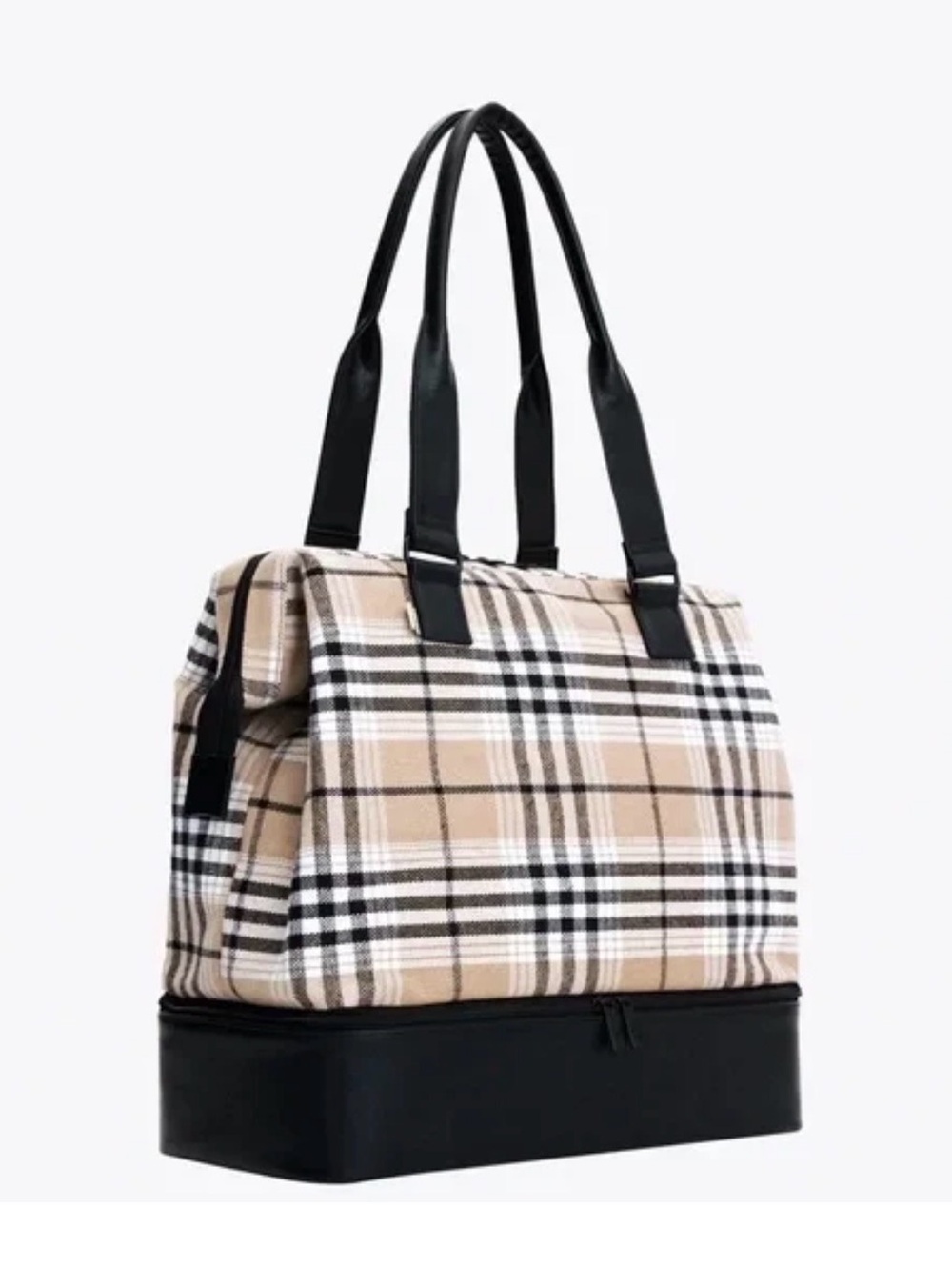 BEIS The Mini Weekender In Plaid